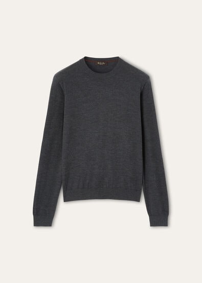 SOTTILE CREWNECK SWEATER WOOL CASH SILK GG 18