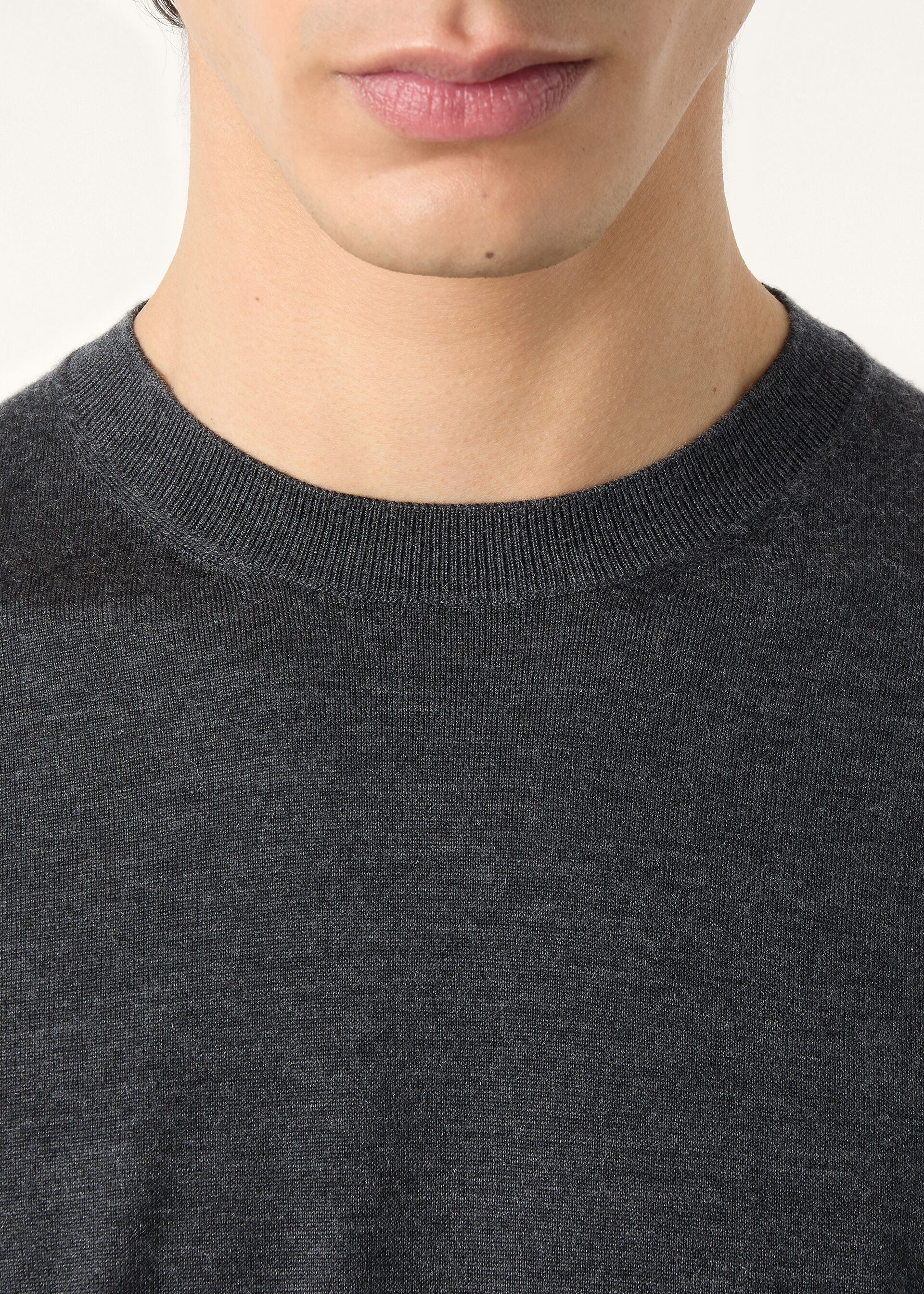 SOTTILE CREWNECK SWEATER WOOL CASH SILK GG 18