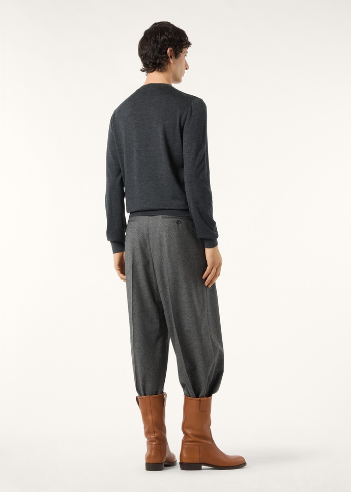 SOTTILE CREWNECK SWEATER WOOL CASH SILK GG 18_FAO2836_M0WA_4