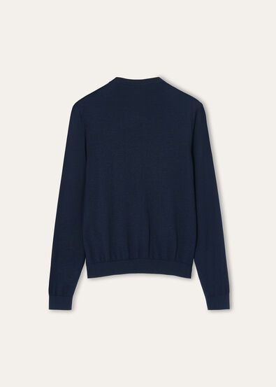 SOTTILE CREWNECK SWEATER WOOL CASH SILK GG 18