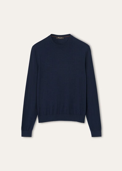 SOTTILE CREWNECK SWEATER WOOL CASH SILK GG 18