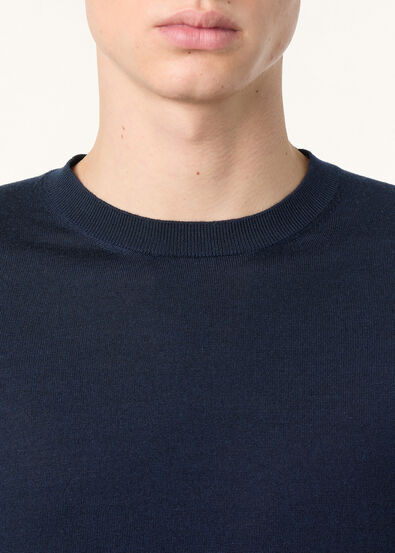 SOTTILE CREWNECK SWEATER WOOL CASH SILK GG 18