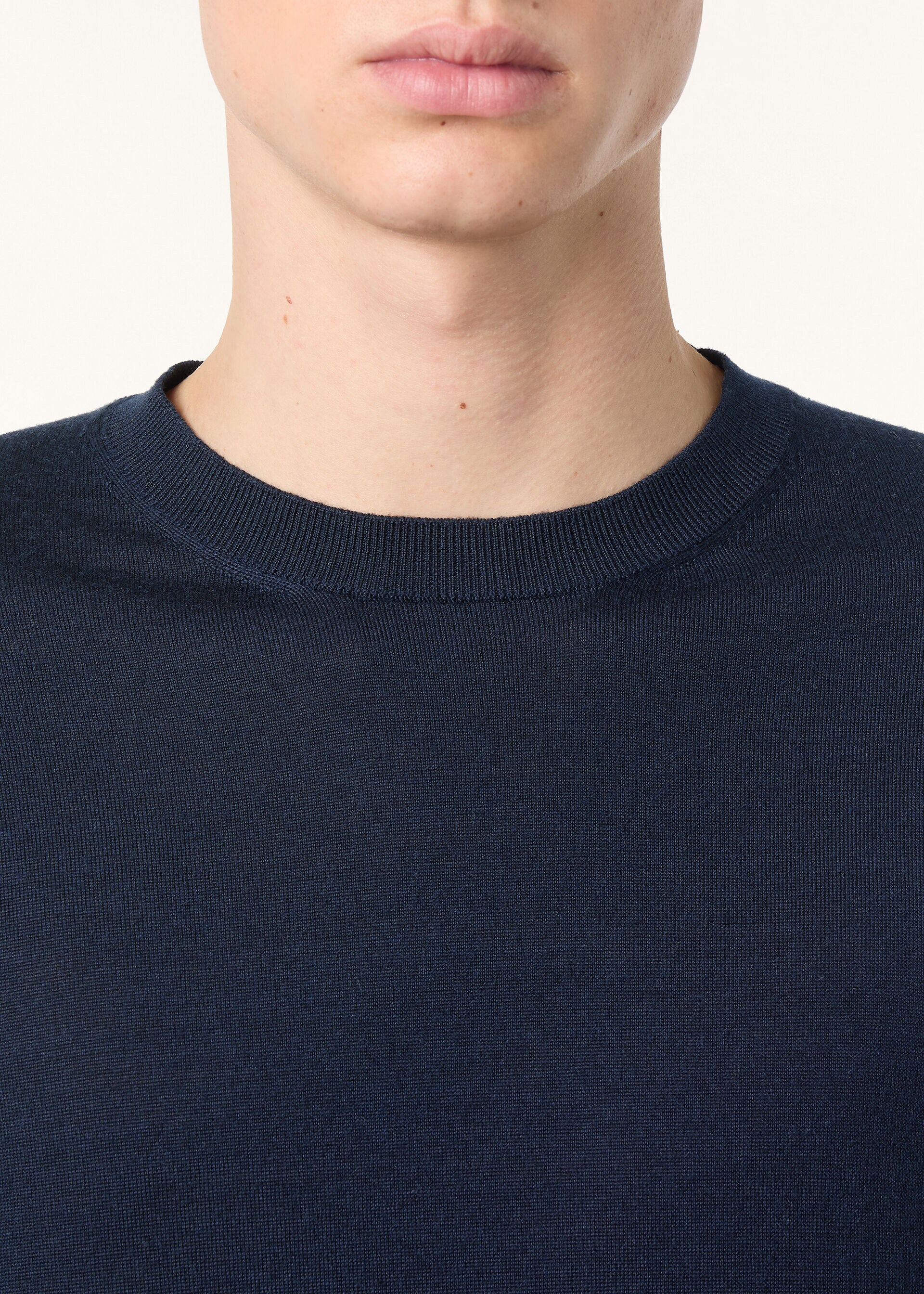 SOTTILE CREWNECK SWEATER WOOL CASH SILK GG 18
