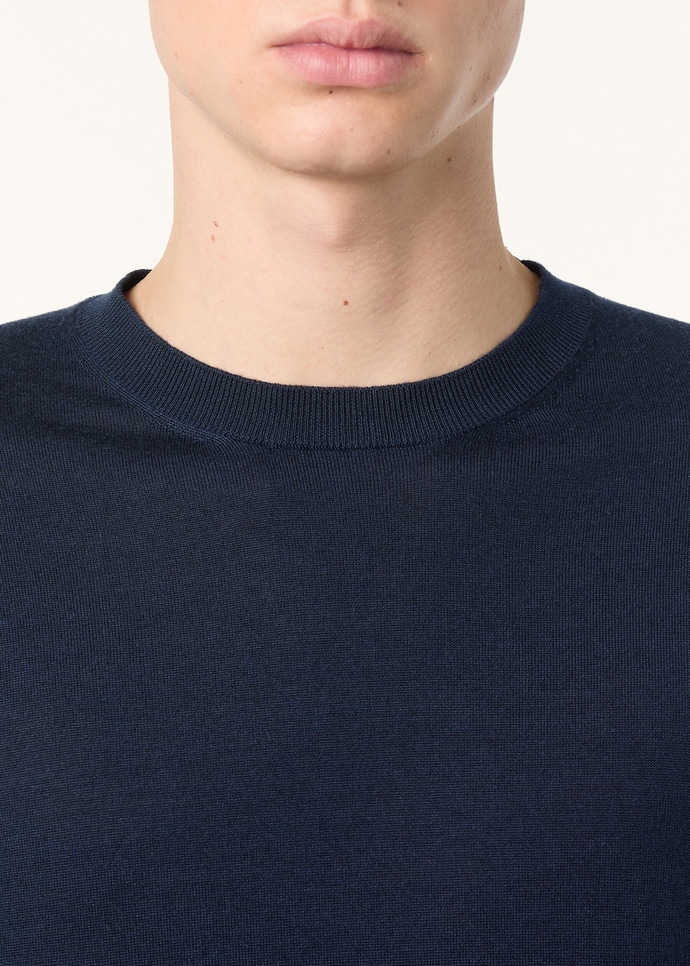 SOTTILE CREWNECK SWEATER WOOL CASH SILK GG 18_FAO2836_W000_2