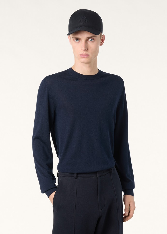 SOTTILE CREWNECK SWEATER WOOL CASH SILK GG 18_FAO2836_W000_3