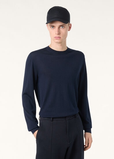 SOTTILE CREWNECK SWEATER WOOL CASH SILK GG 18