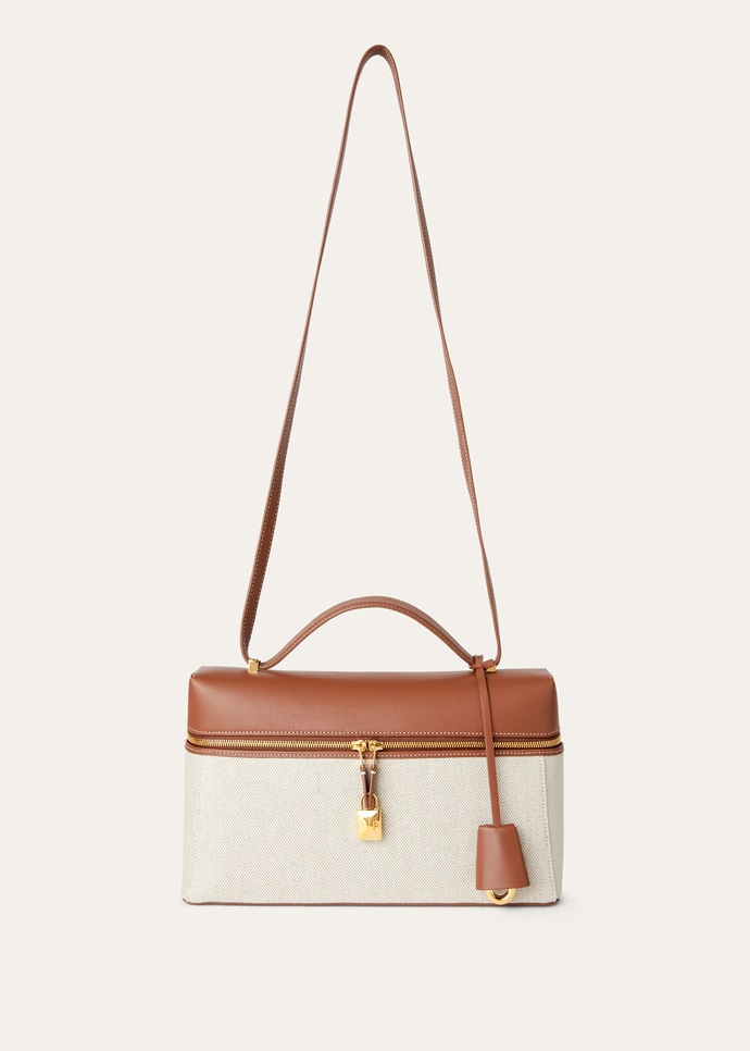 Extra Bag L27 Cotton, Linen Natural/Caramel Sugar/Sun Gold