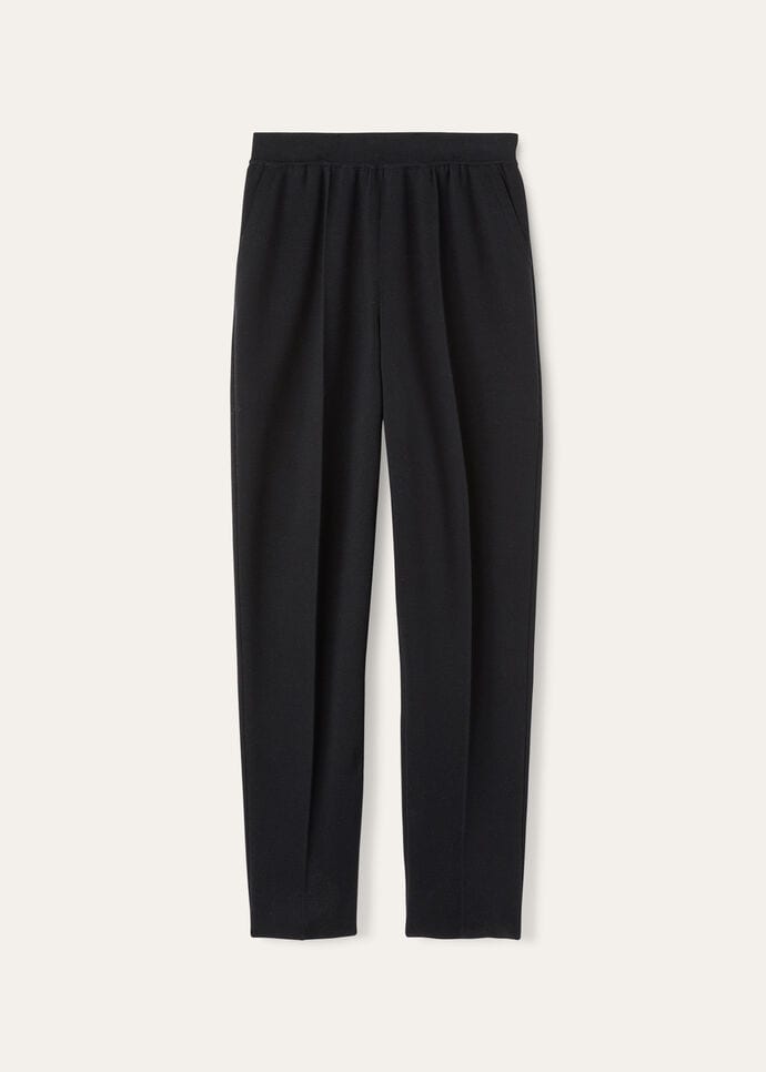 Siena Pants Silk, Cotton Black | Loro Piana US