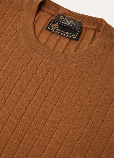 VICUNA ICONIC CREWNECK SWEATER GG 18