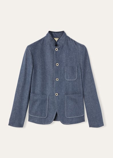  SPAGNA MINI SB JACKET DENIM FLOWER