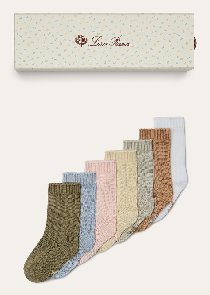 WEEKLY SOCKS SET COTTON GG 18_FAO5338_F6KY_1