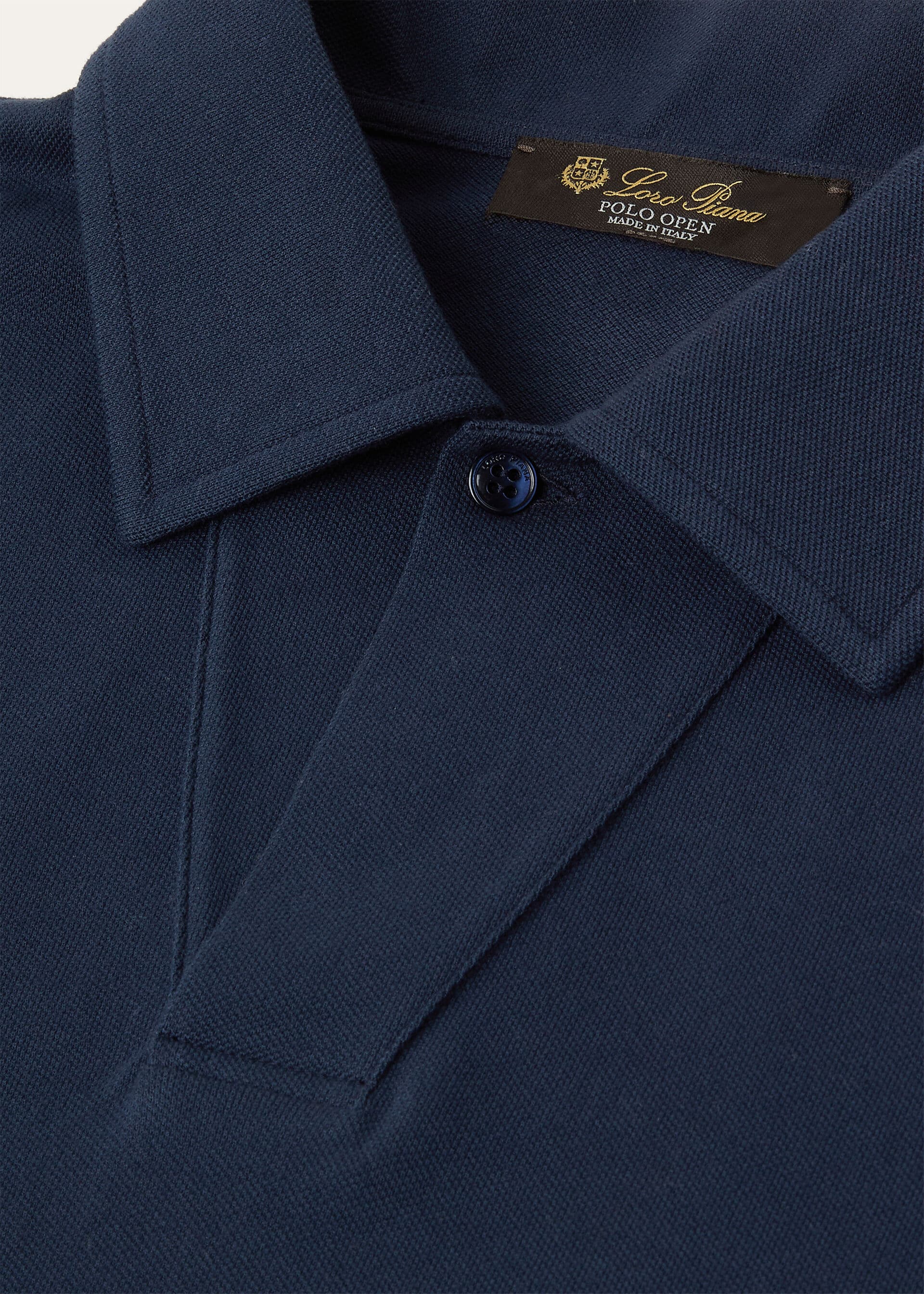 PIETRO POLO OPEN PIQUE' DYED