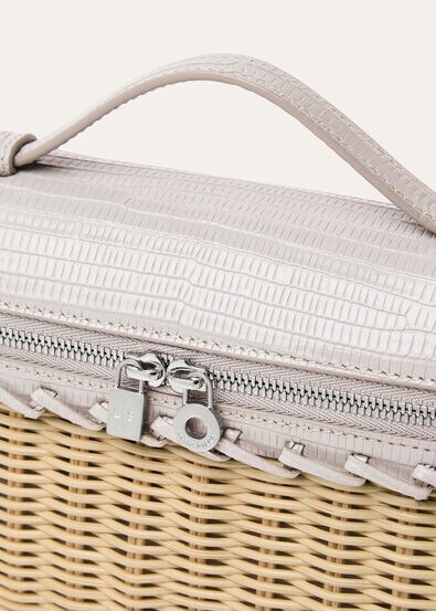 EXTRA POCKET L19 EAST WEST WICKER/LIZARD BC DEC