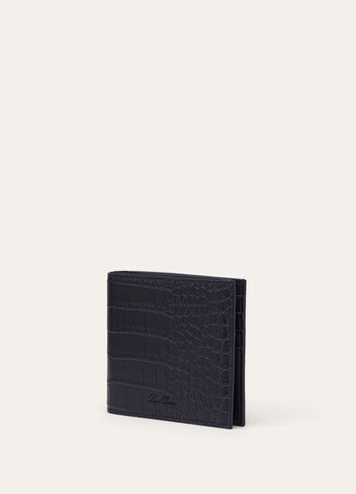 COMPACT WALLET SOFT MATT ALLIGATOR