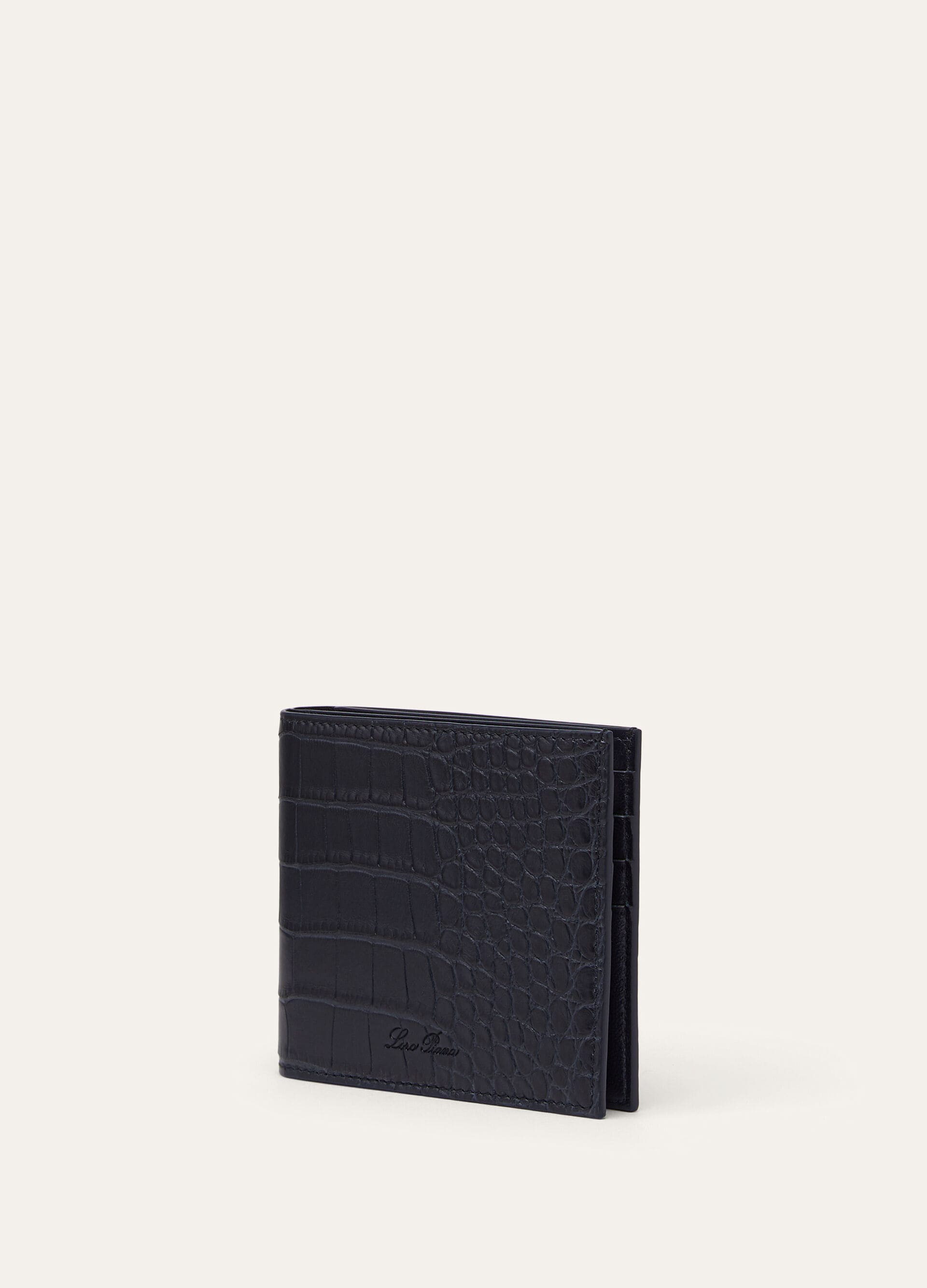 COMPACT WALLET SOFT MATT ALLIGATOR