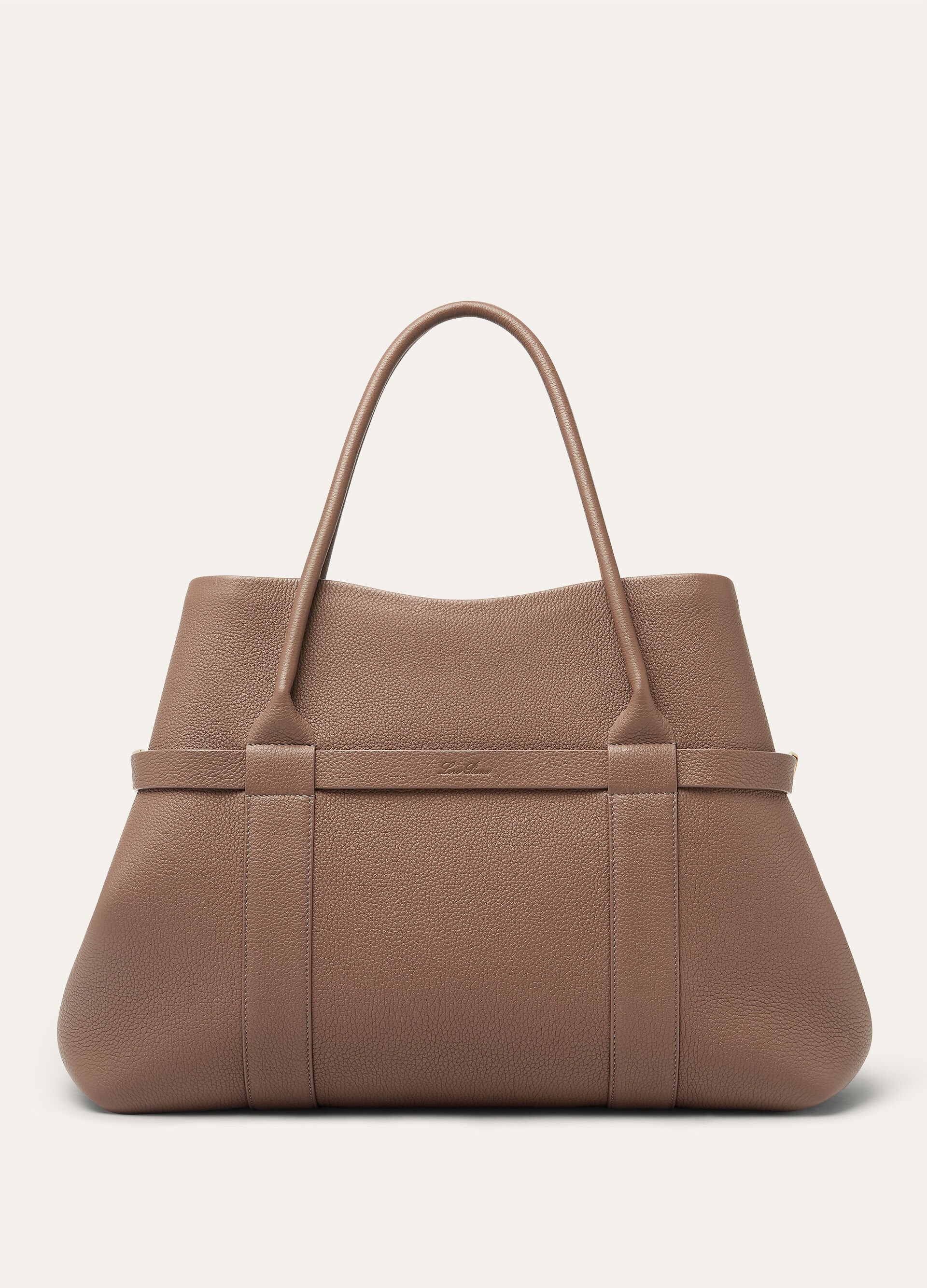GHIERA SHOPPER LARGE FINE GRAINED LEATHER