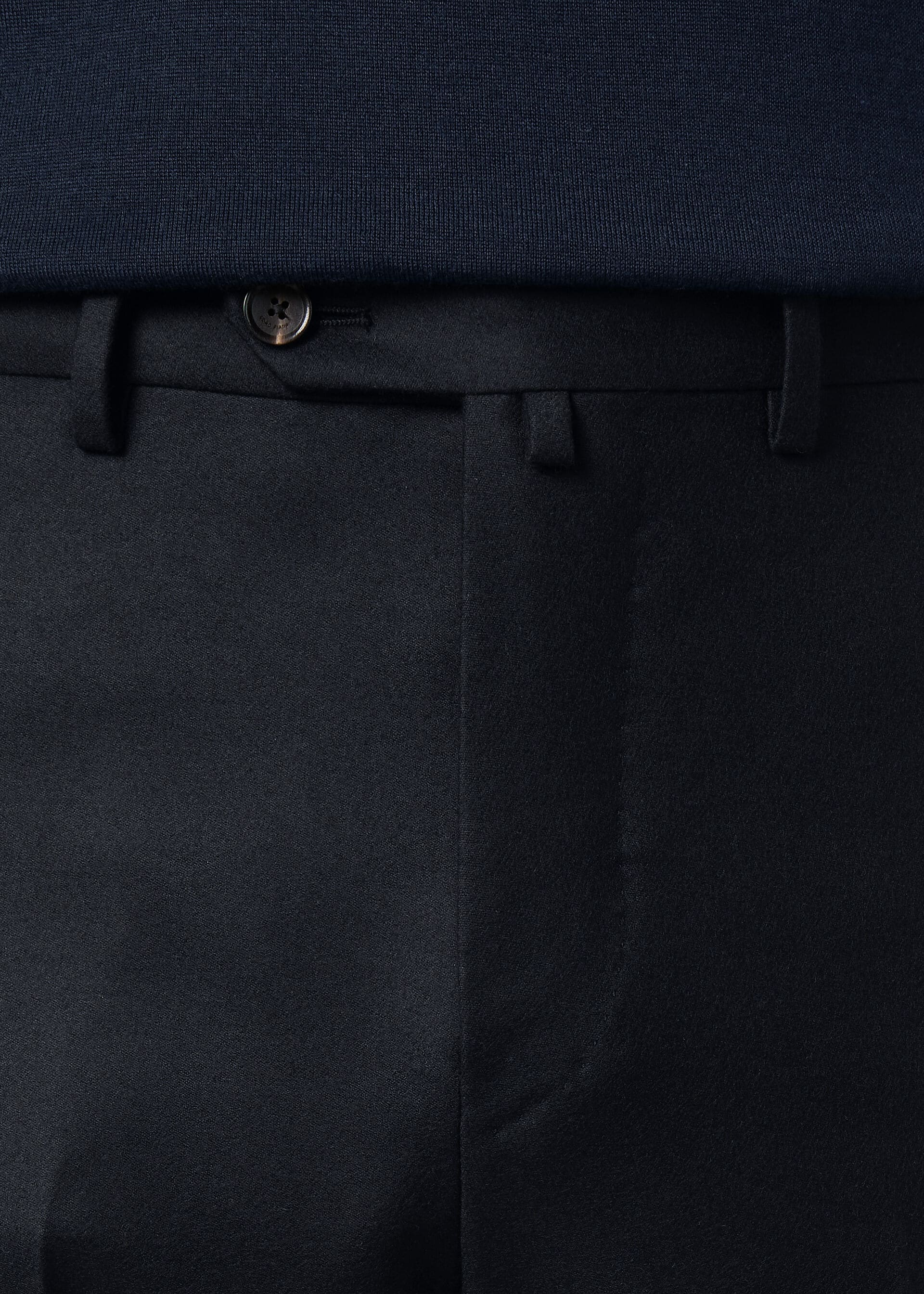 CARLO TROUSERS WOOL CASH FLANNEL