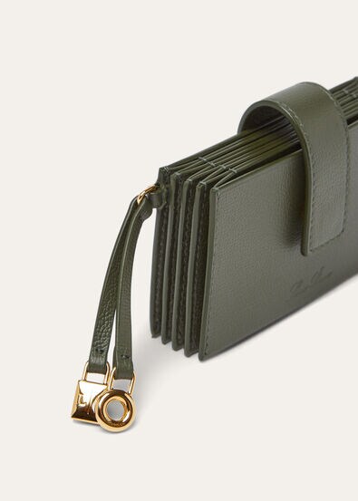 EXTRA 5 GUSSET CARDHOLDER LINEN CALF