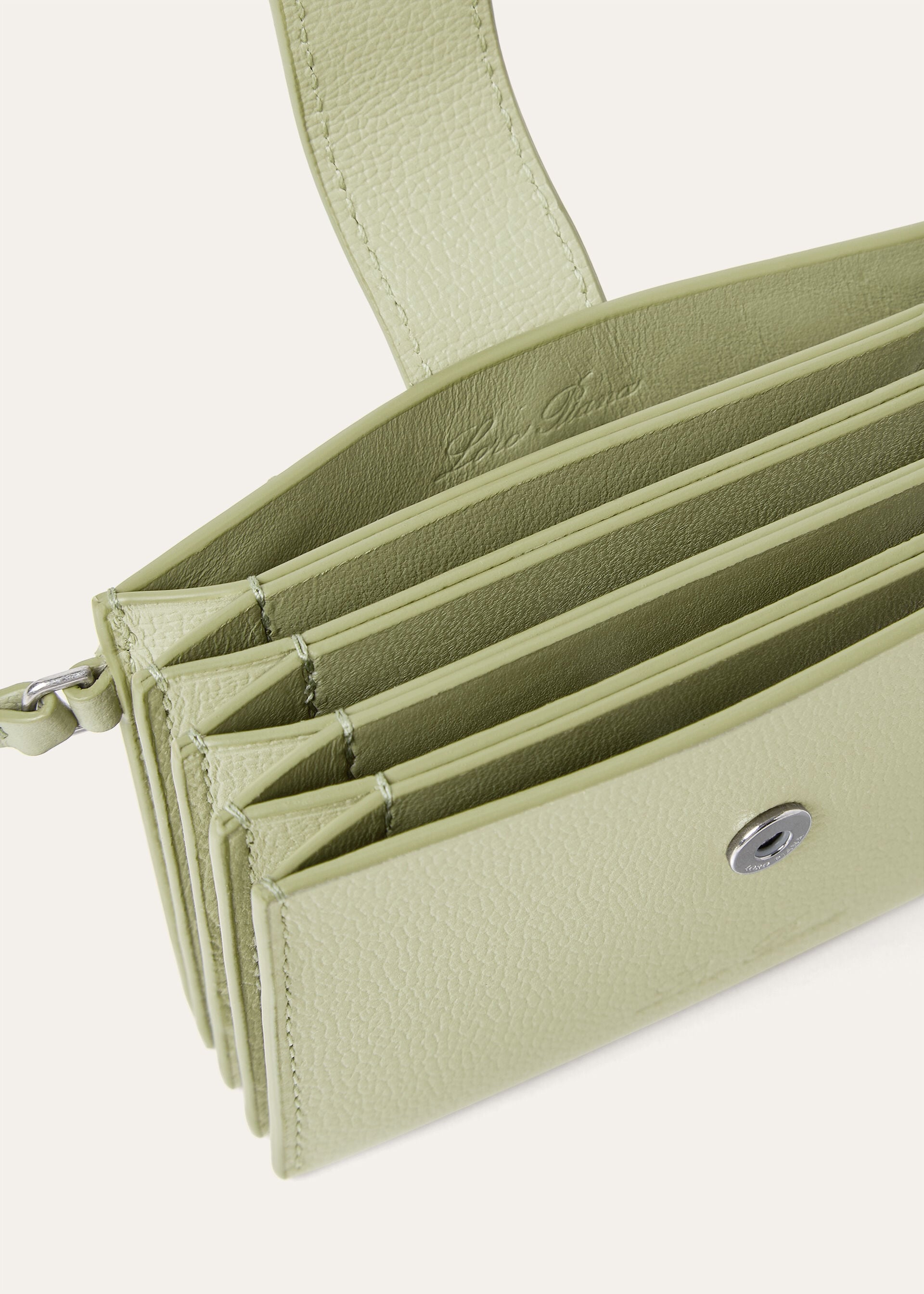 EXTRA 5 GUSSET CARDHOLDER LINEN CALF