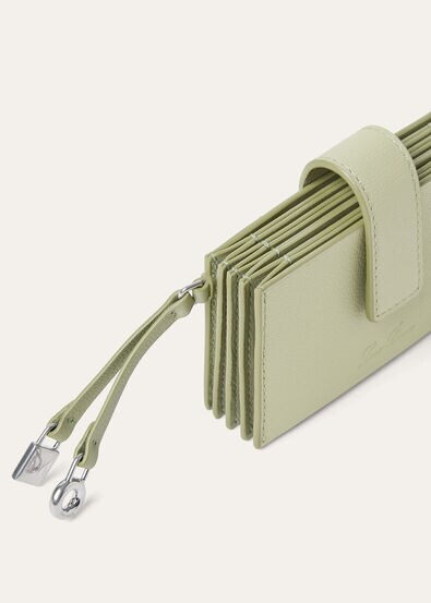EXTRA 5 GUSSET CARDHOLDER LINEN CALF