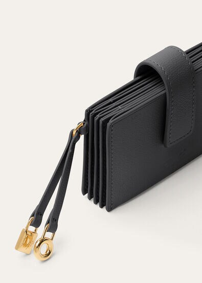 EXTRA 5 GUSSET CARDHOLDER LINEN CALF