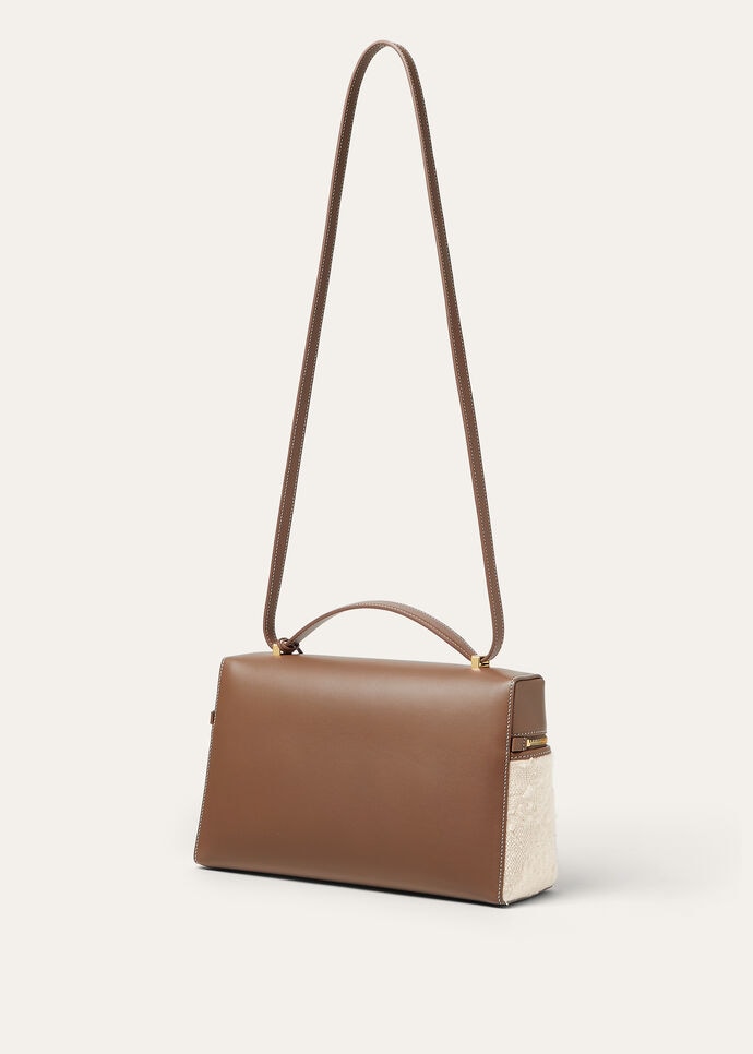 EXTRA BAG L27 CASHMERE SILK DIAMOND ROUNDED CALF_FAO9576_B4N3_NR_4