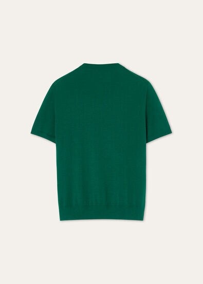 SOTTILE SS CREWNECK SWEATER WOOL CASH SILK GG 18