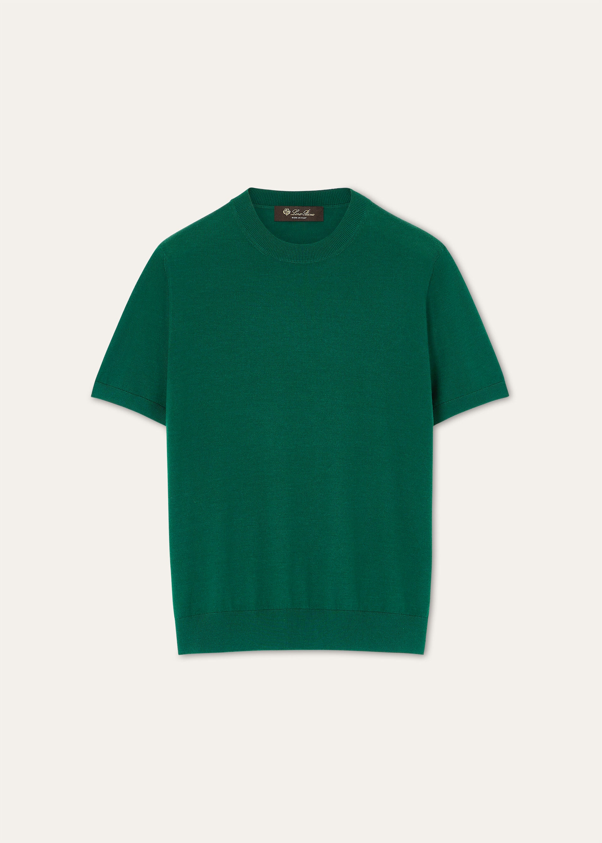 SOTTILE SS CREWNECK SWEATER WOOL CASH SILK GG 18