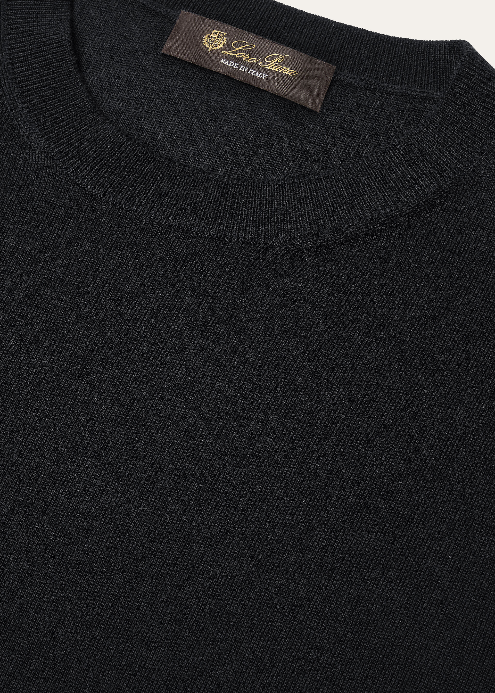 SOTTILE SS CREWNECK SWEATER WOOL CASH SILK GG 18