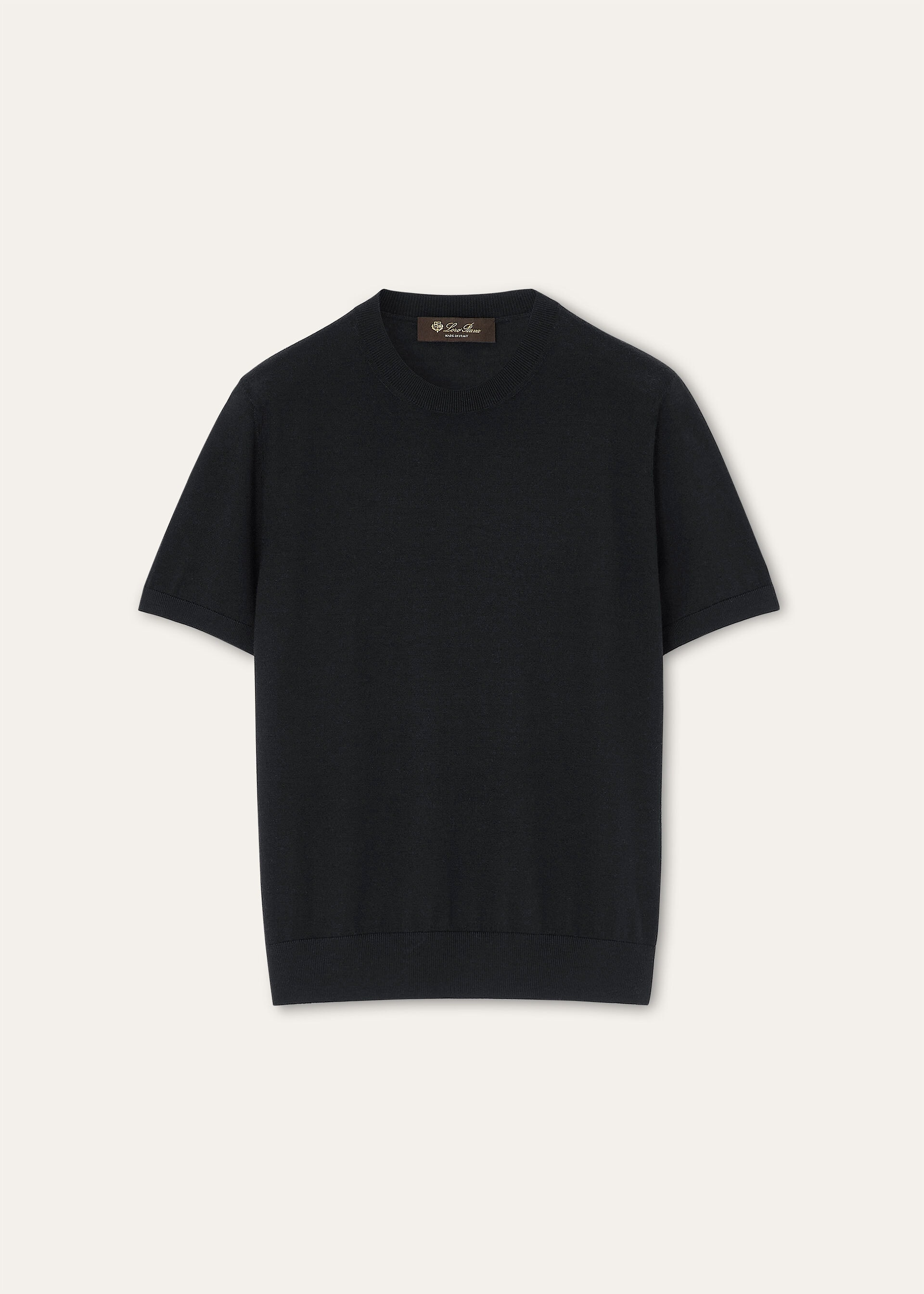 SOTTILE SS CREWNECK SWEATER WOOL CASH SILK GG 18