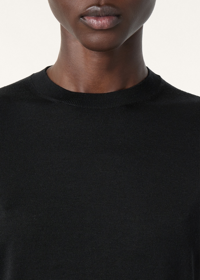 SOTTILE SS CREWNECK SWEATER WOOL CASH SILK GG 18_FAO9854_8000_2