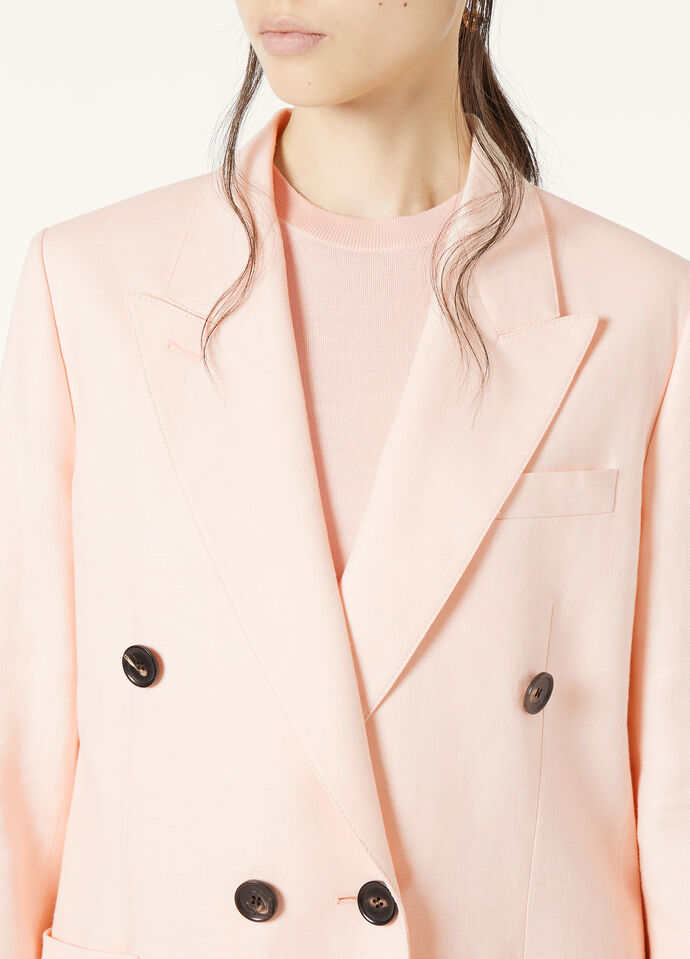GENNY DB JACKET STRUCTURED LINEN WOOL_FAP0065_30I3_2