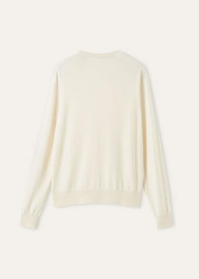 ROYAL LIGHTNESS CREWNECK SWEATER WOOL SILK GG 18
