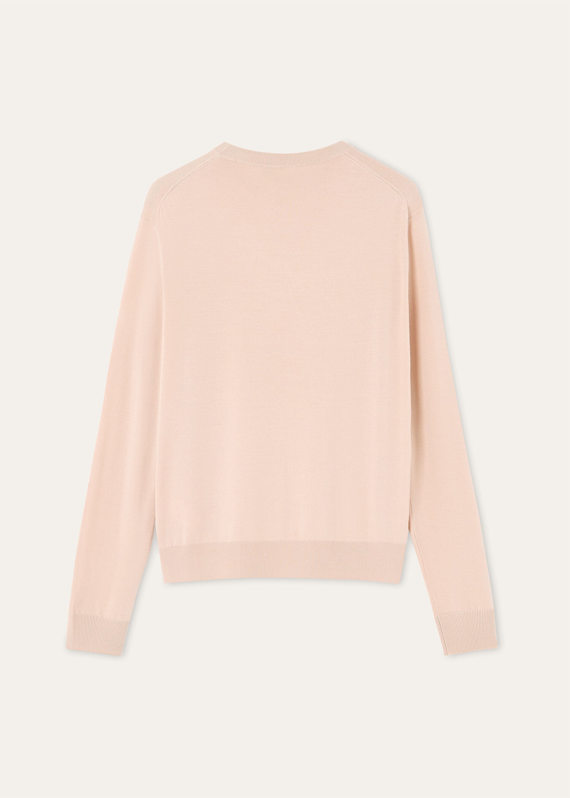 ROYAL LIGHTNESS CREWNECK SWEATER WOOL SILK GG 18