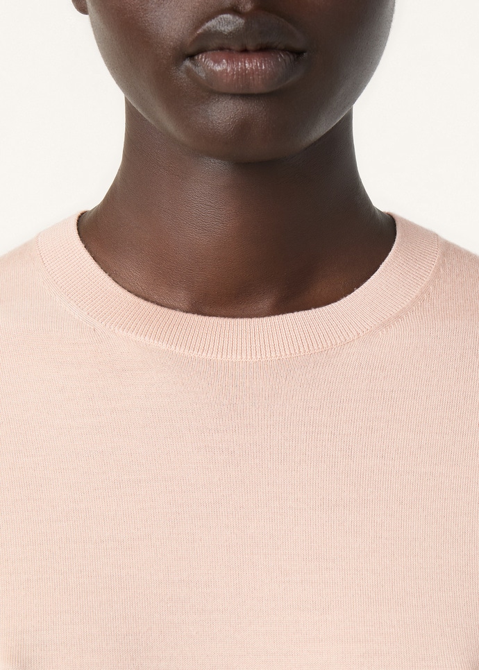 ROYAL LIGHTNESS CREWNECK SWEATER WOOL SILK GG 18_FAP0146_D0VN_2