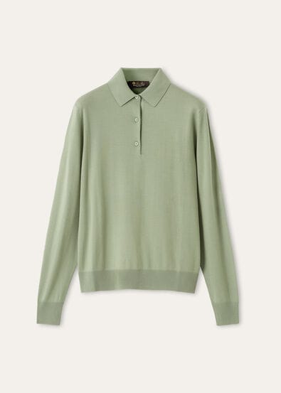 ROYAL LIGHTNESS POLO WOOL SILK GG 18