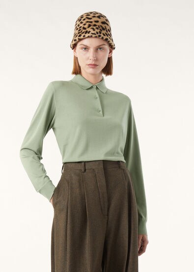 ICONIC ROYAL LIGHTNESS POLO WOOL SILK GG 18