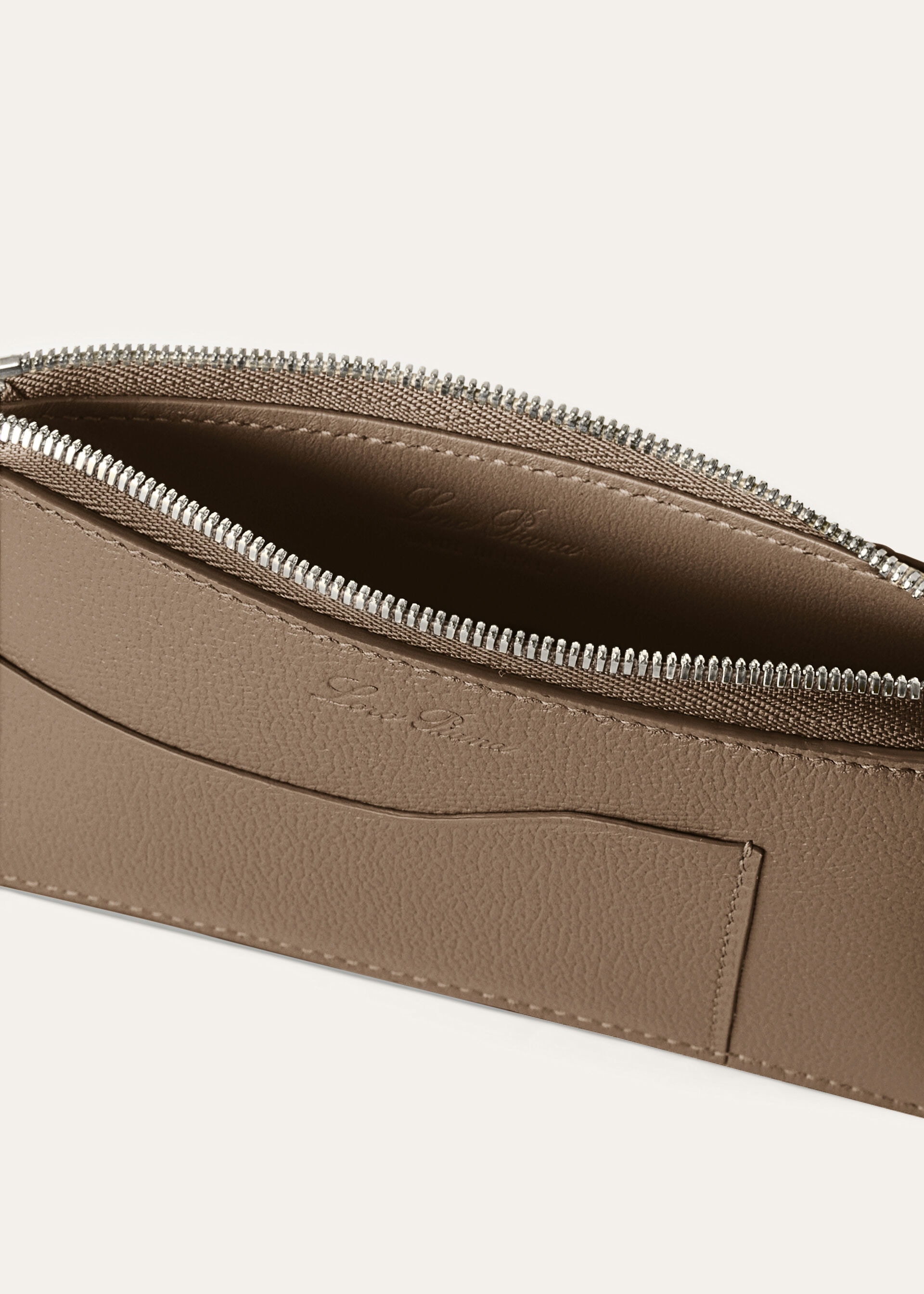 EXTRA ZIPPOUCH WTH CARDHOLDER LINEN CALF          