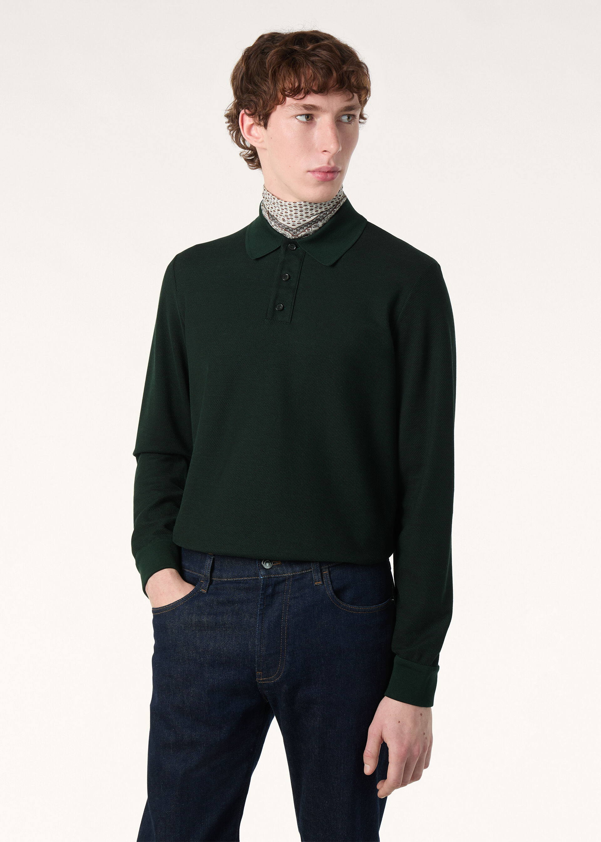 CERRO POLO LS PIQUE' COTTON CASH