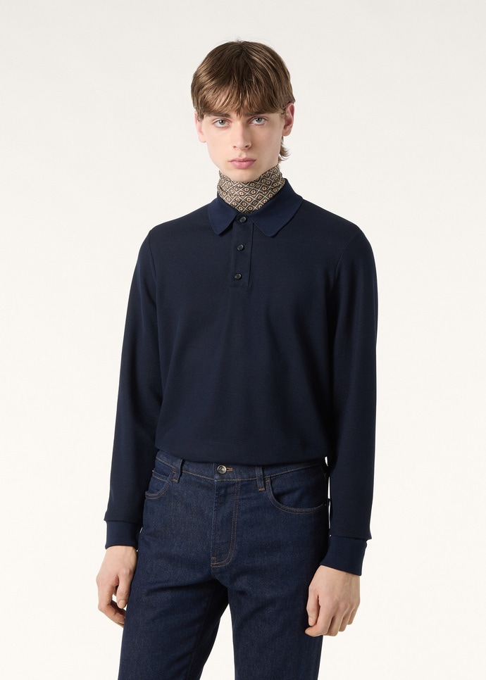 CERRO POLO LS PIQUE' COTTON CASH_FAP0567_W538_3