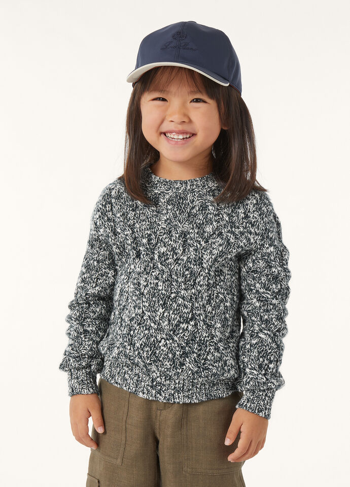 CABLE DREAM CREWNECK SWEATER CASH COTTON GG 5_FAP1132_J1UD_3