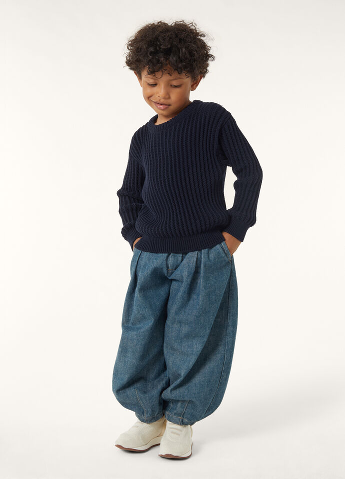 MOLTRASIO KID CREWNECK SWEATER COTTON GG 5_FAP1219_W000_2