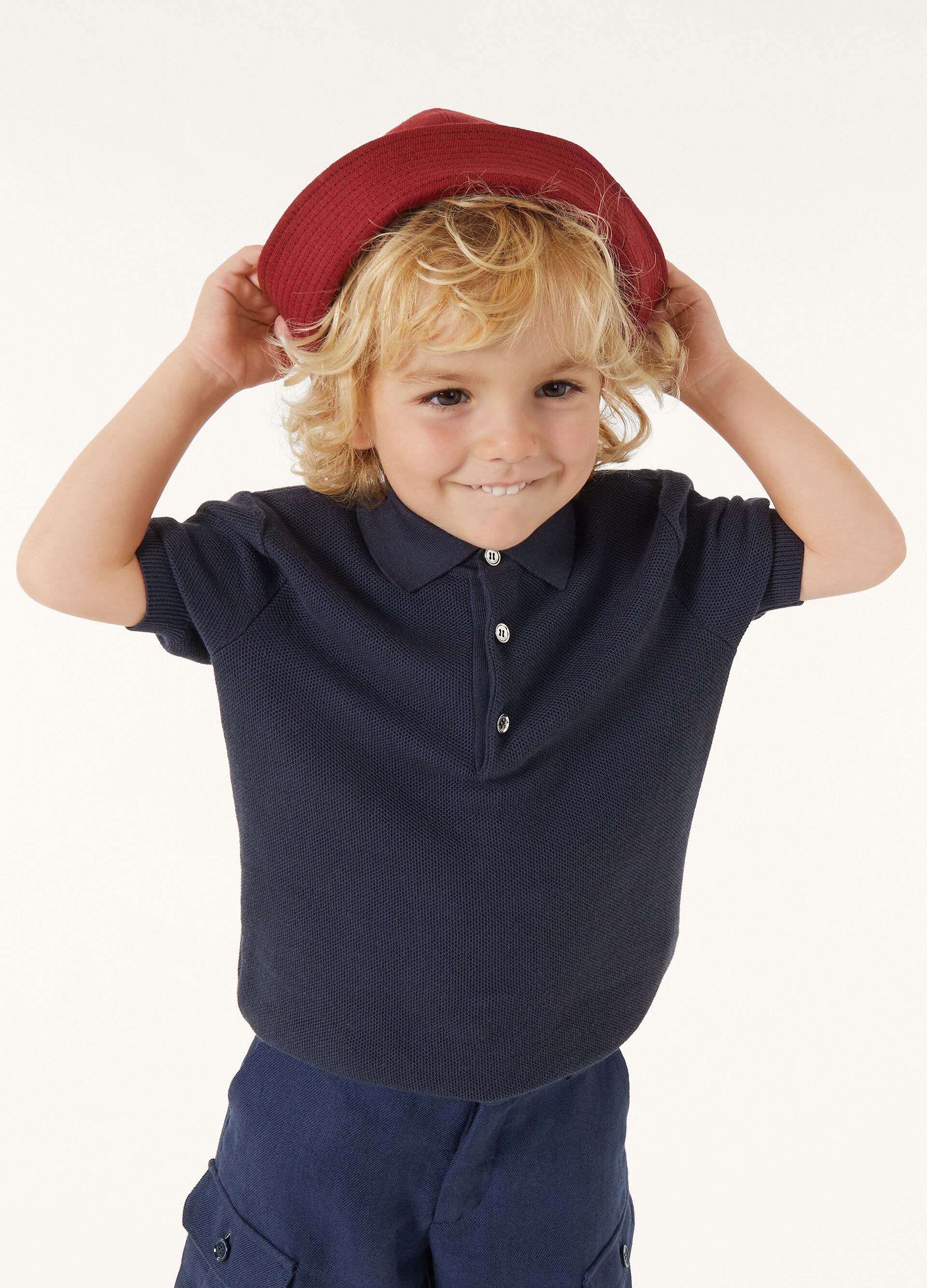 DAYLIGHT POLO SWEATER COTTON GG 18