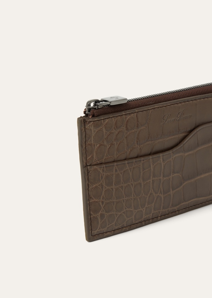 EXTRA ZIPPOUCH WTH CARDHOLDER SOFT MATT ALLIGATOR_FAP1589_H16Y_NR_2