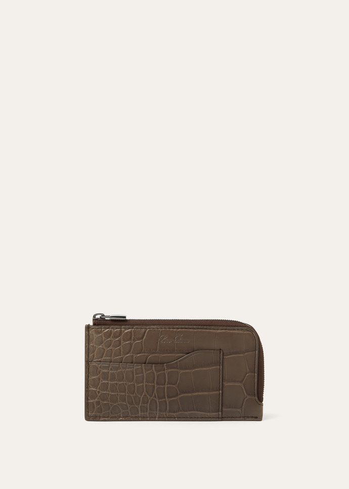 EXTRA ZIPPOUCH WTH CARDHOLDER SOFT MATT ALLIGATOR_FAP1589_H16Y_NR_1