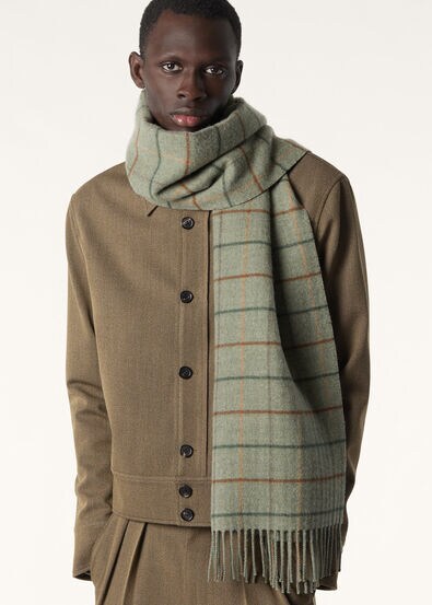 DOUBLE BELT SCARF CASH