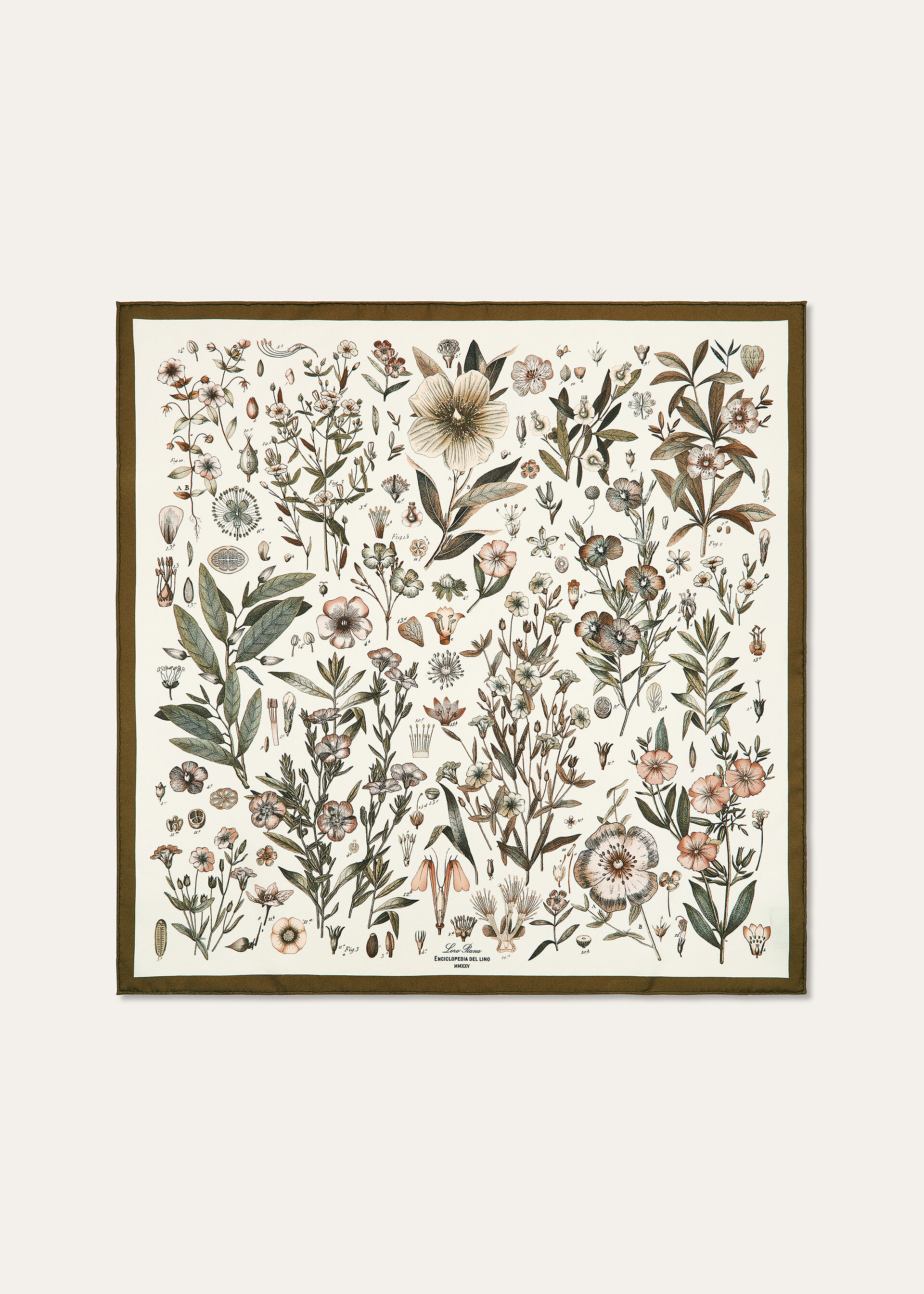 LORO PIANA ENCICLOPEDIA DEL LINO FLD60 SILK TWILL