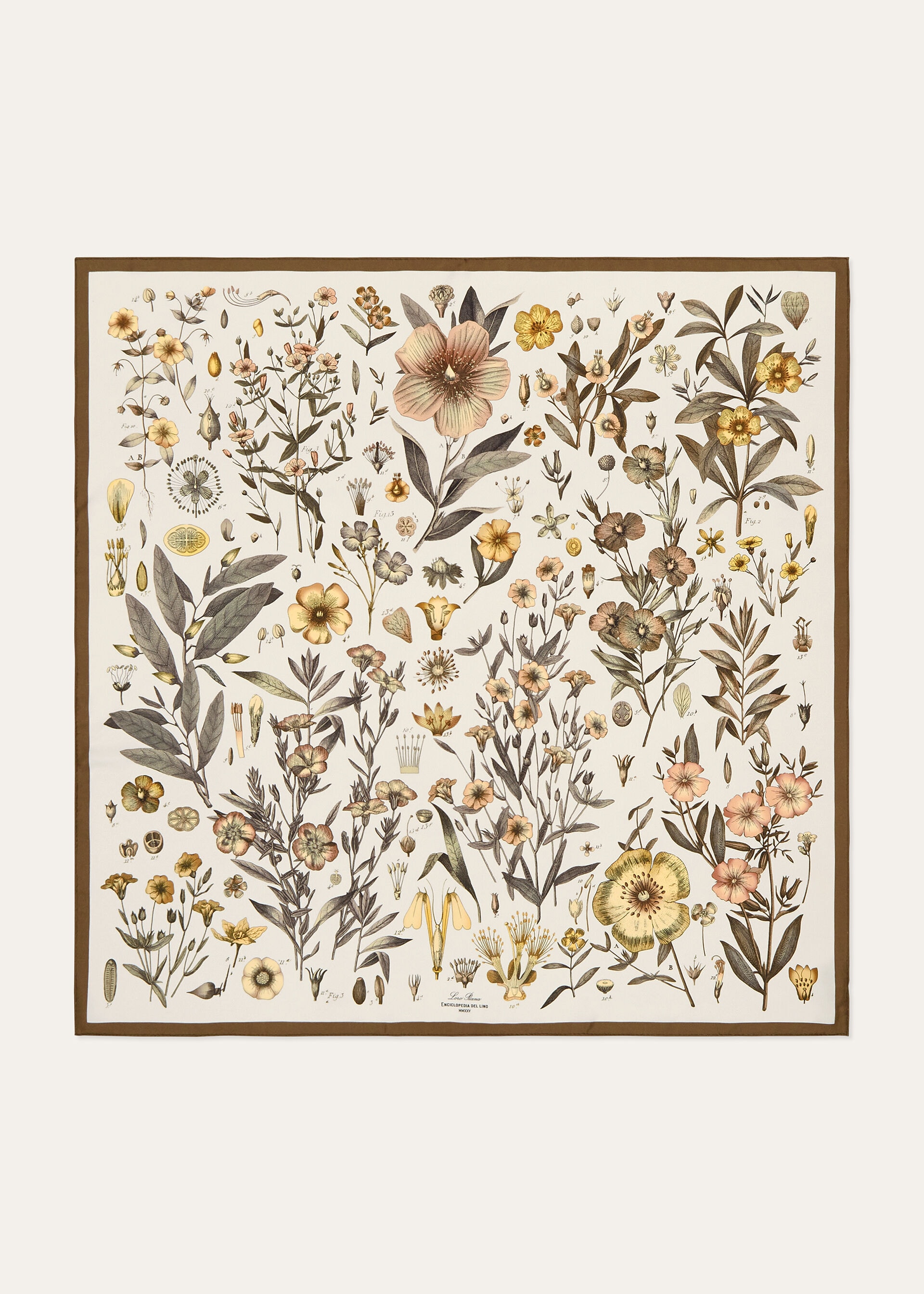 LORO PIANA ENCICLOPEDIA DEL LINO FLD90 SILK TWILL