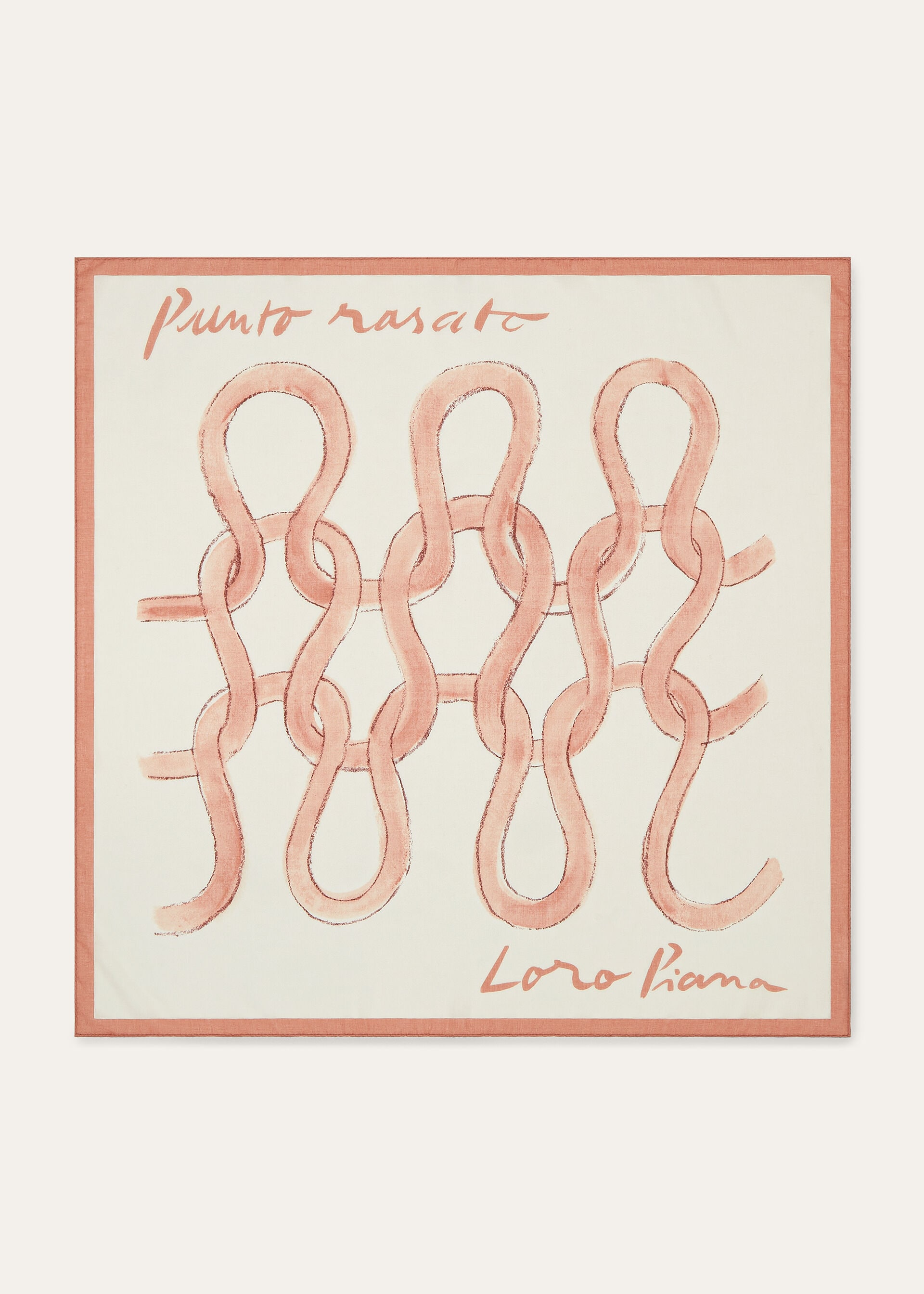 LORO PIANA PUNTO RASATO FOULARD 90 S.LIGHT