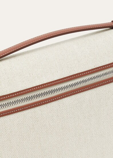 EXTRA POUCH L29 NATURAL CANVAS/ROUNDED LEATHER